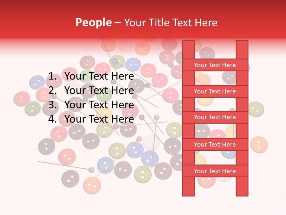 Bobbins Pool Colorful PowerPoint Template