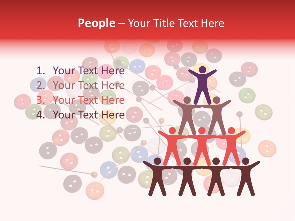 Bobbins Pool Colorful PowerPoint Template