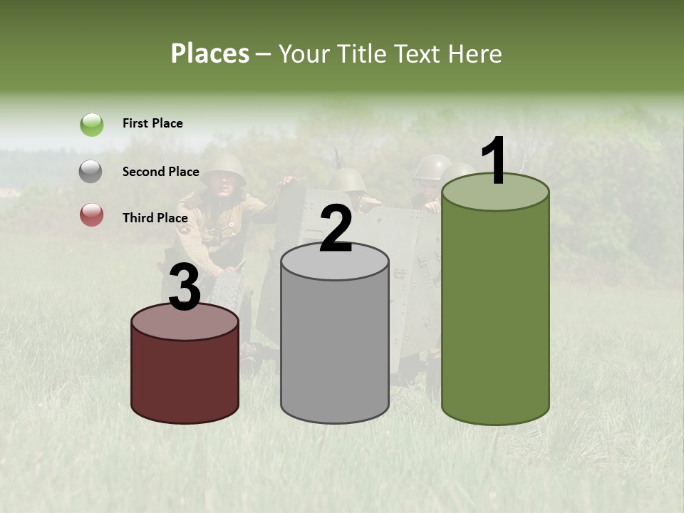 Vintage Equipment Reenaction PowerPoint Template