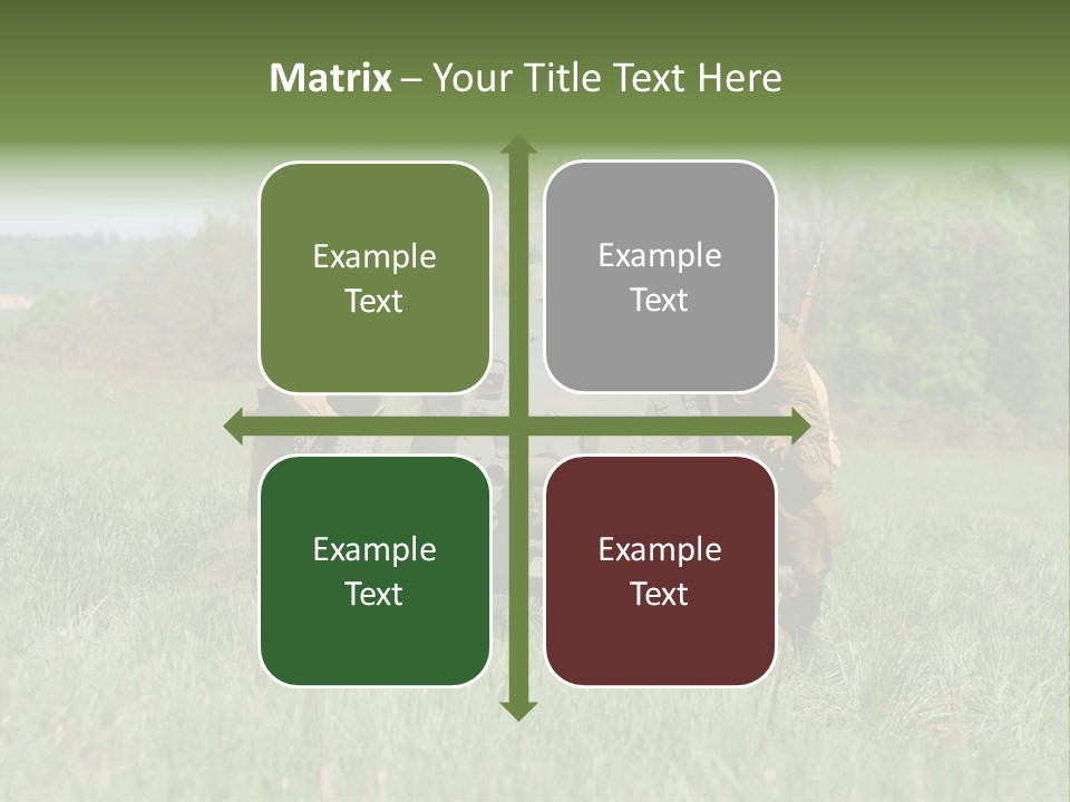 Vintage Equipment Reenaction PowerPoint Template