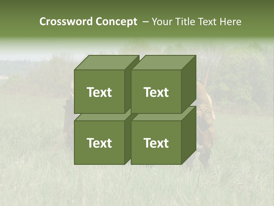 Vintage Equipment Reenaction PowerPoint Template