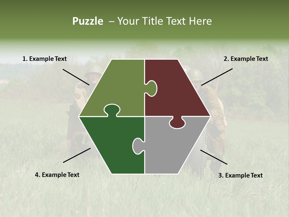 Vintage Equipment Reenaction PowerPoint Template
