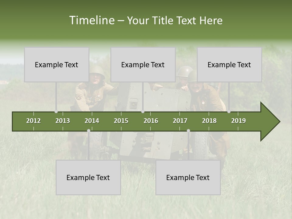 Vintage Equipment Reenaction PowerPoint Template