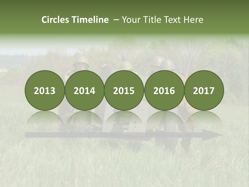 Vintage Equipment Reenaction PowerPoint Template