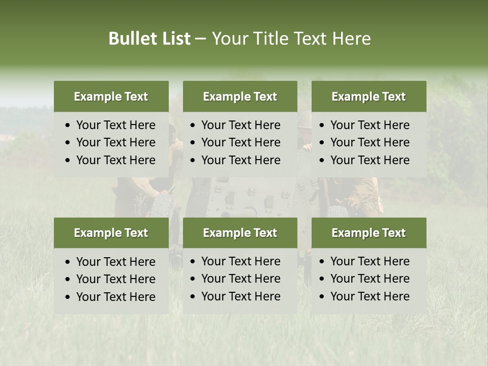 Vintage Equipment Reenaction PowerPoint Template