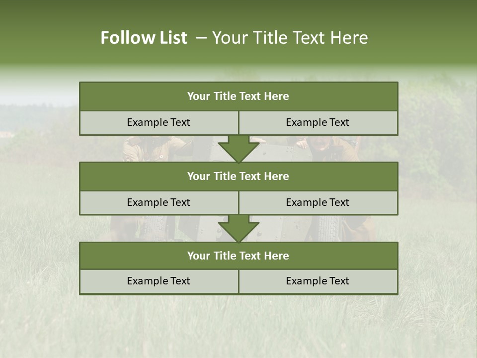 Vintage Equipment Reenaction PowerPoint Template