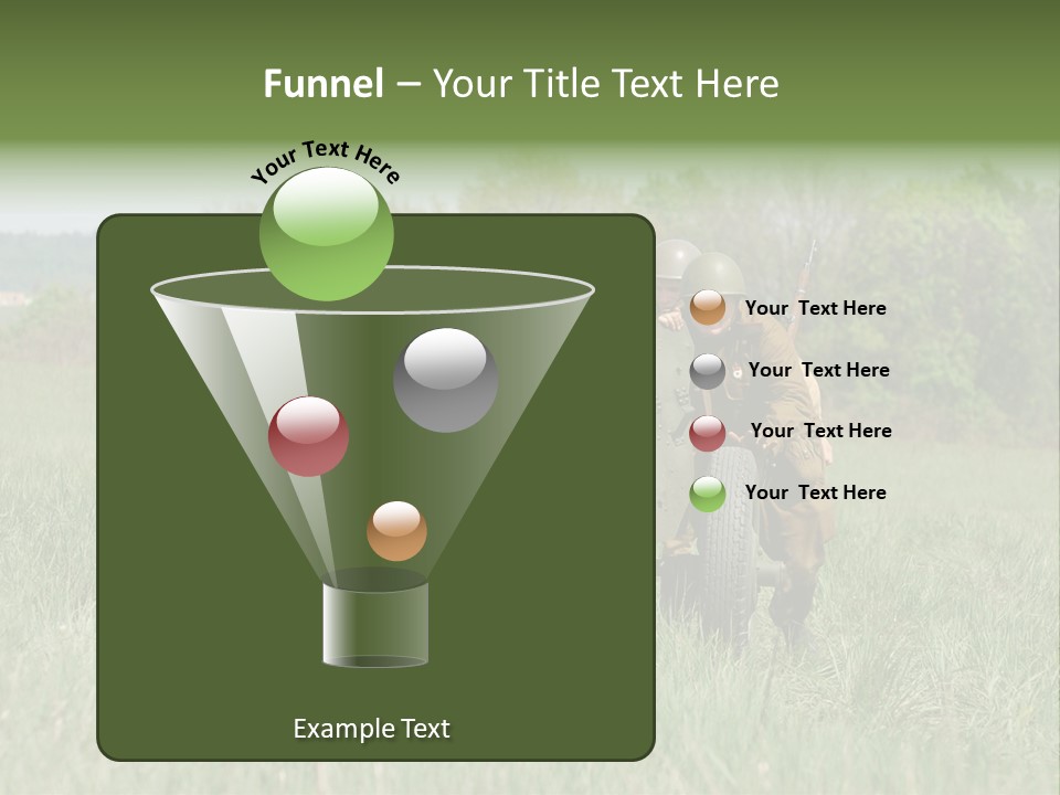 Vintage Equipment Reenaction PowerPoint Template
