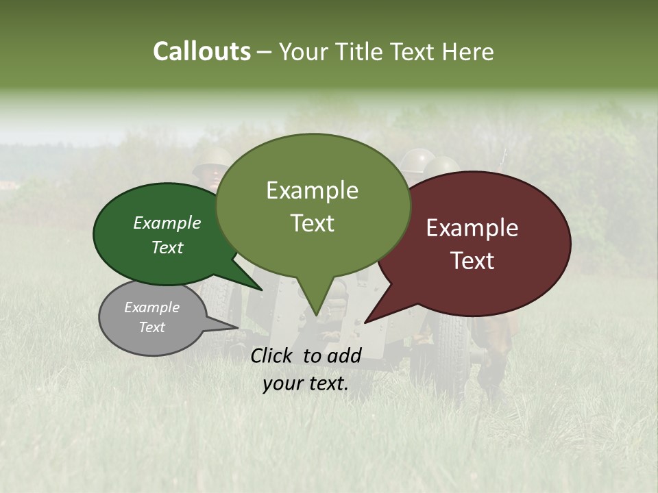 Vintage Equipment Reenaction PowerPoint Template