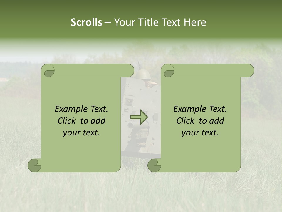 Vintage Equipment Reenaction PowerPoint Template