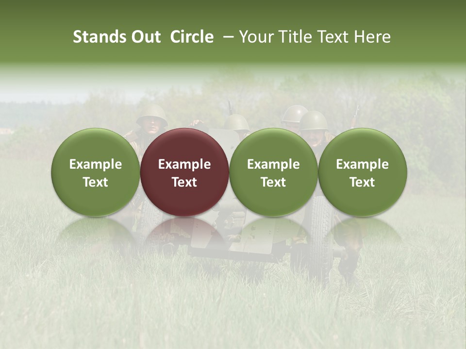 Vintage Equipment Reenaction PowerPoint Template