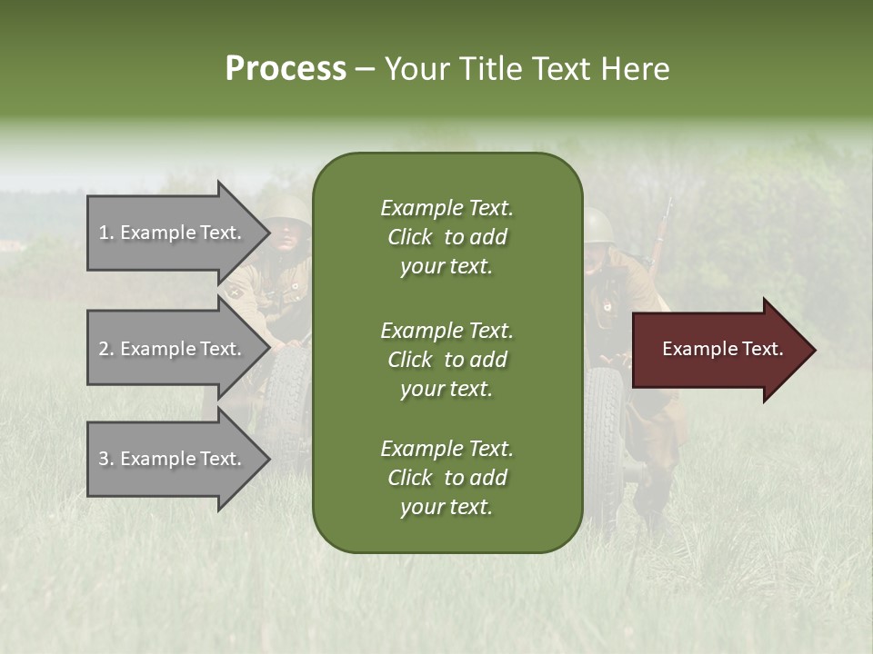 Vintage Equipment Reenaction PowerPoint Template