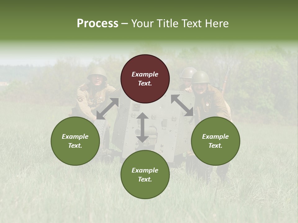 Vintage Equipment Reenaction PowerPoint Template