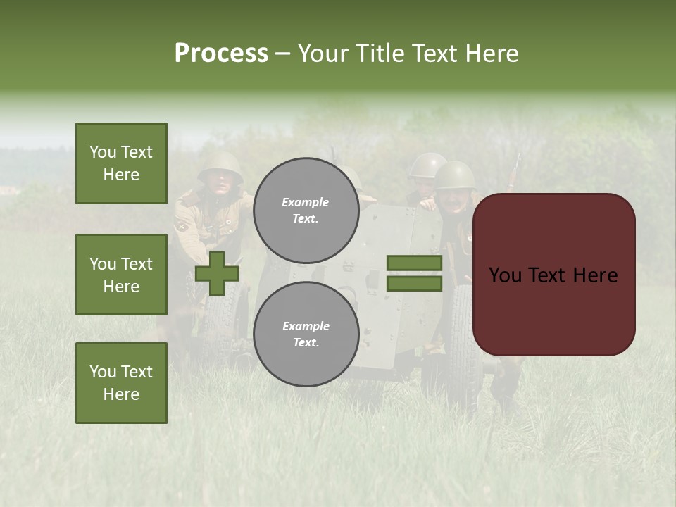Vintage Equipment Reenaction PowerPoint Template
