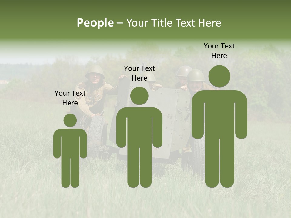 Vintage Equipment Reenaction PowerPoint Template