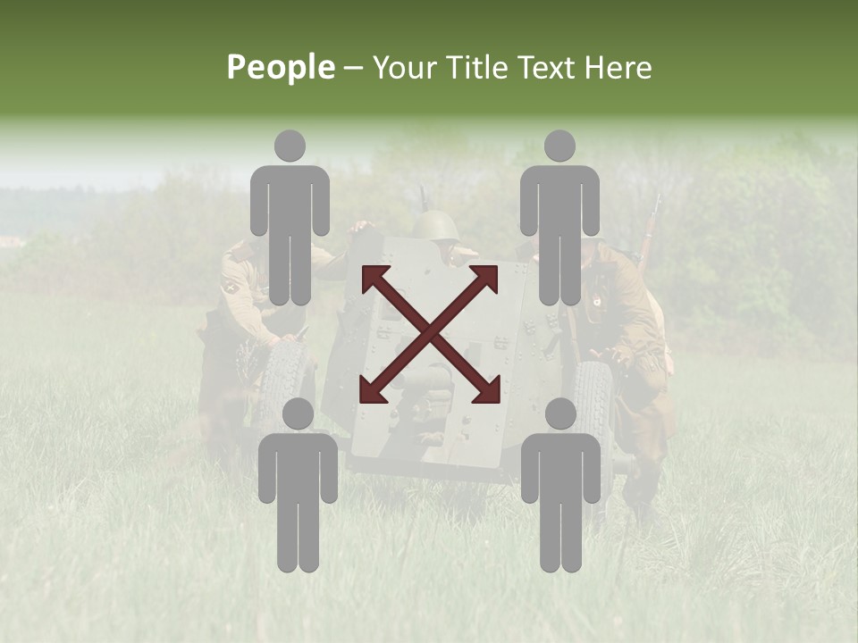 Vintage Equipment Reenaction PowerPoint Template