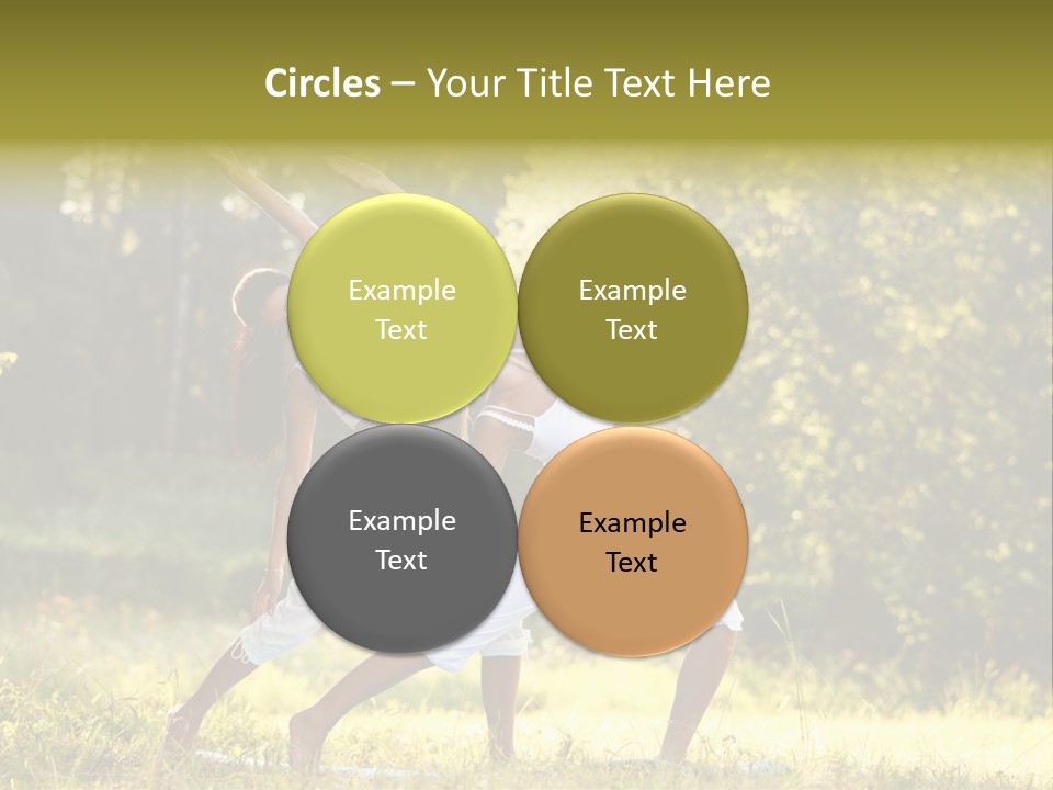 Outdoors Sport Relaxation PowerPoint Template