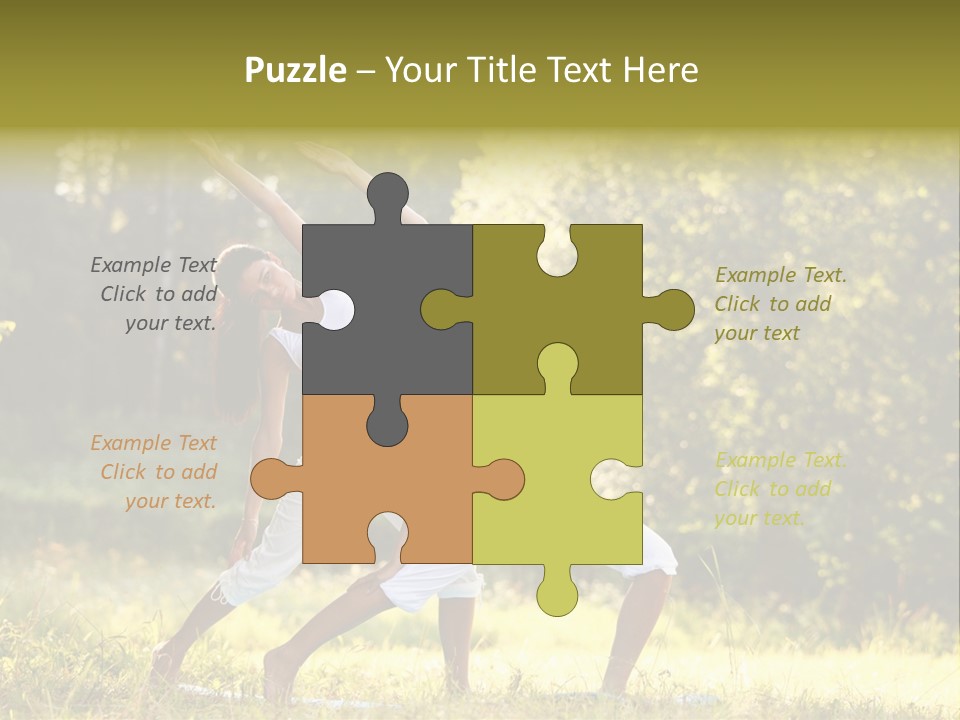 Outdoors Sport Relaxation PowerPoint Template