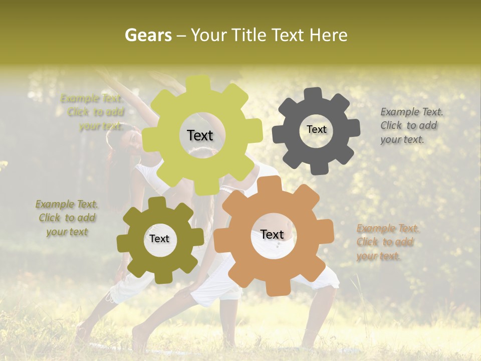 Outdoors Sport Relaxation PowerPoint Template