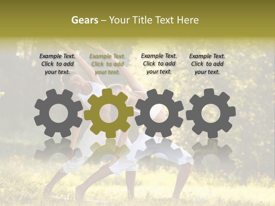 Outdoors Sport Relaxation PowerPoint Template