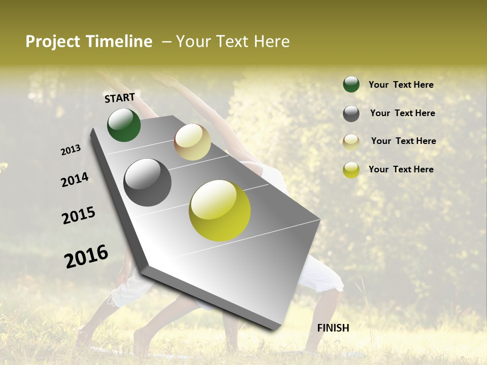 Outdoors Sport Relaxation PowerPoint Template