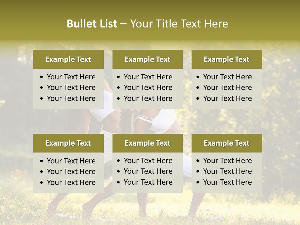 Outdoors Sport Relaxation PowerPoint Template