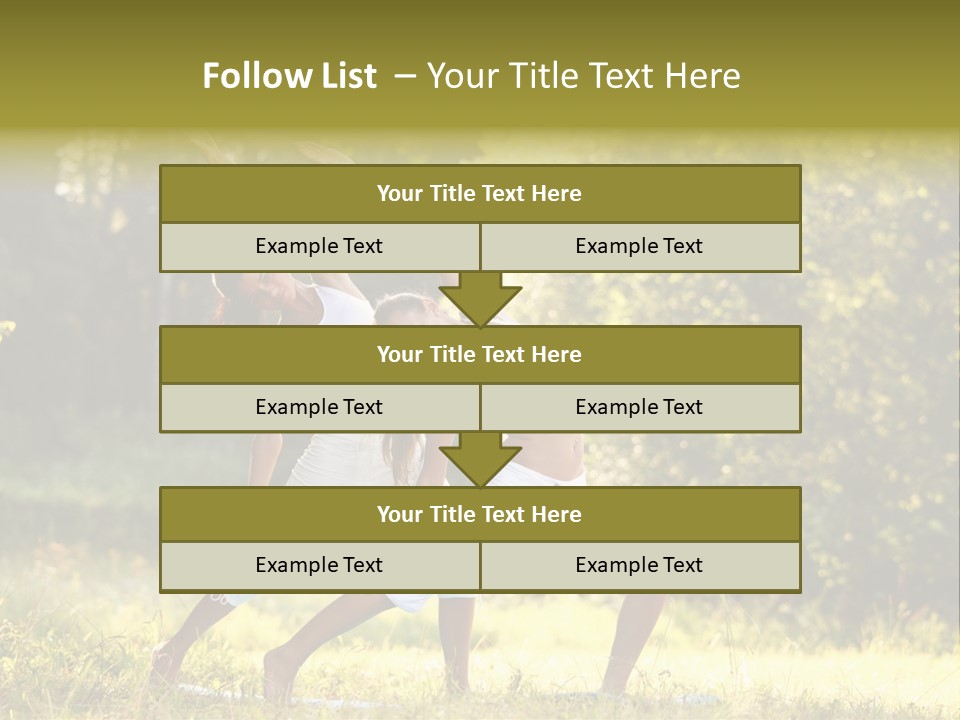 Outdoors Sport Relaxation PowerPoint Template