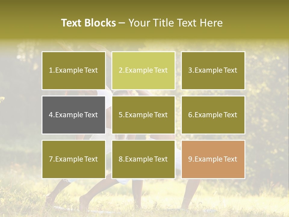 Outdoors Sport Relaxation PowerPoint Template