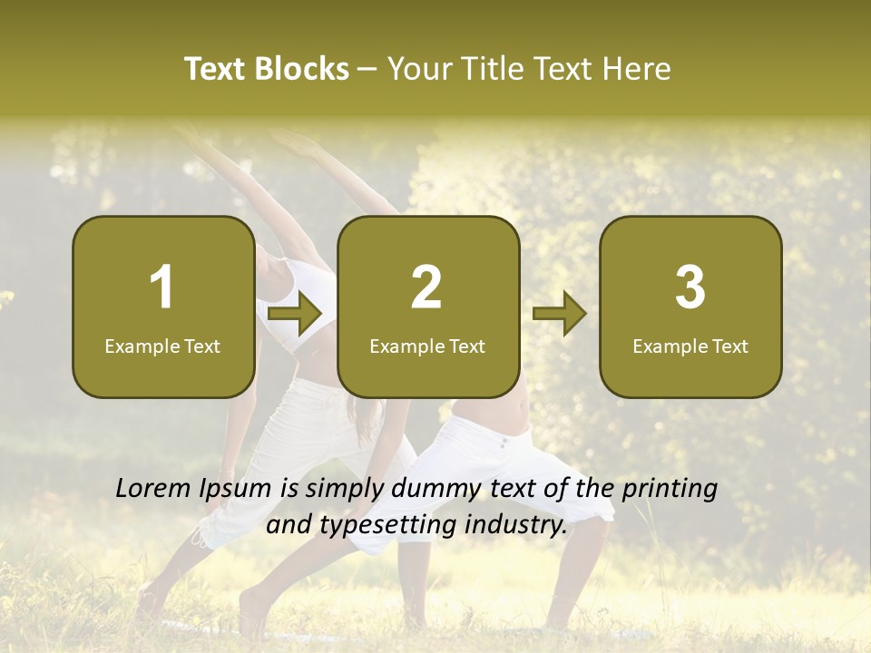 Outdoors Sport Relaxation PowerPoint Template