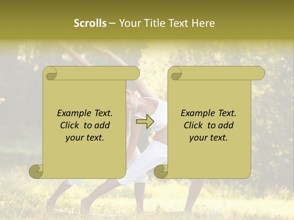 Outdoors Sport Relaxation PowerPoint Template
