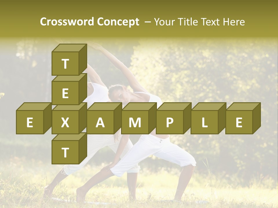 Outdoors Sport Relaxation PowerPoint Template