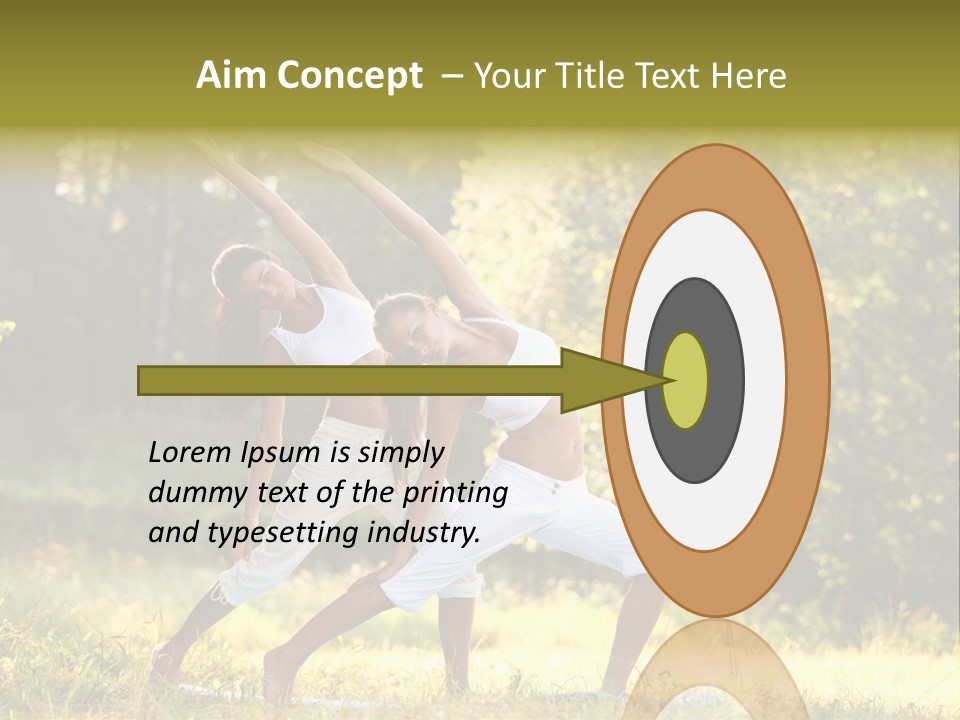 Outdoors Sport Relaxation PowerPoint Template