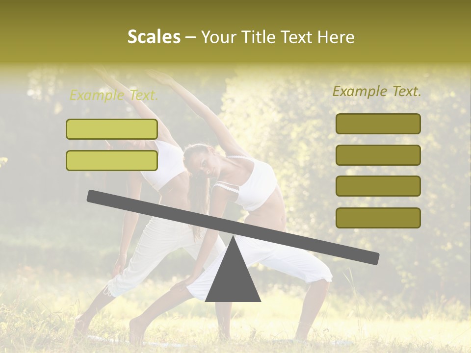 Outdoors Sport Relaxation PowerPoint Template