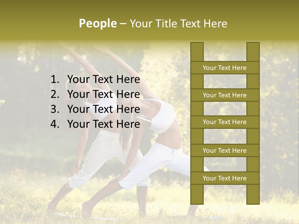 Outdoors Sport Relaxation PowerPoint Template