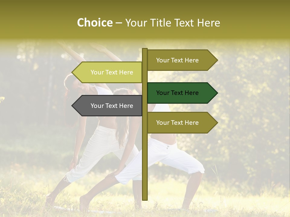 Outdoors Sport Relaxation PowerPoint Template