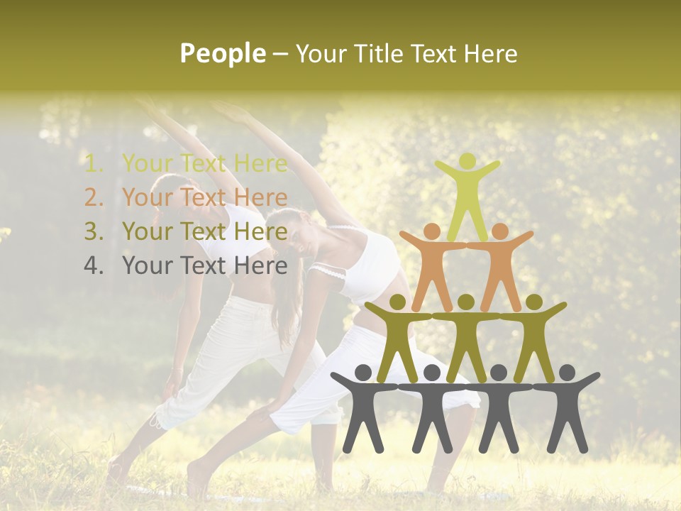 Outdoors Sport Relaxation PowerPoint Template