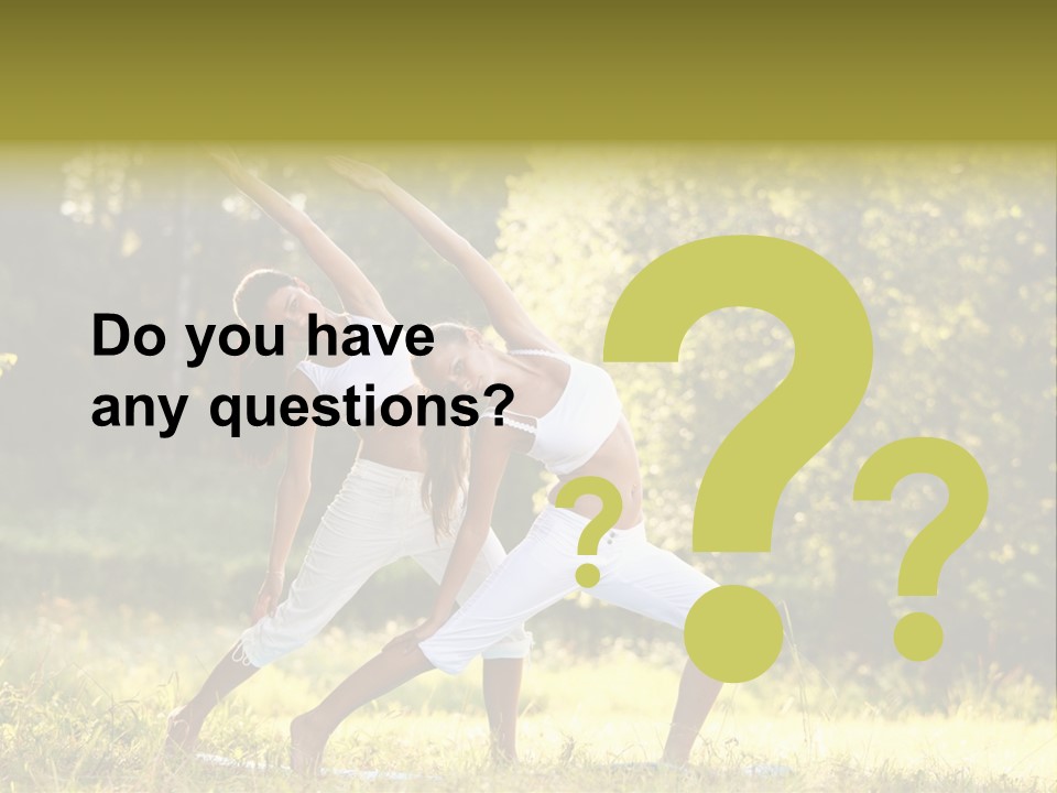 Outdoors Sport Relaxation PowerPoint Template