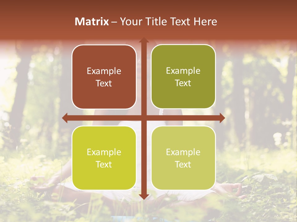 Lifestyle Morning Outdoors PowerPoint Template