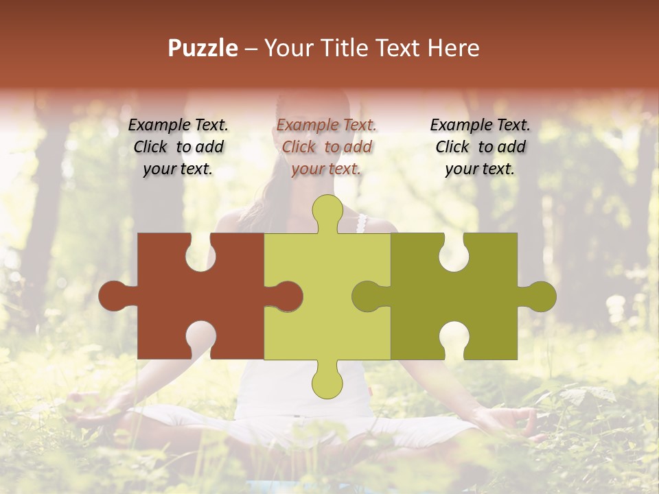 Lifestyle Morning Outdoors PowerPoint Template