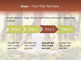 Lifestyle Morning Outdoors PowerPoint Template