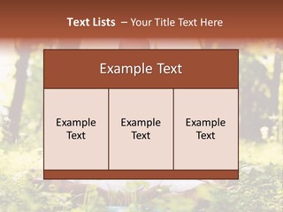 Lifestyle Morning Outdoors PowerPoint Template