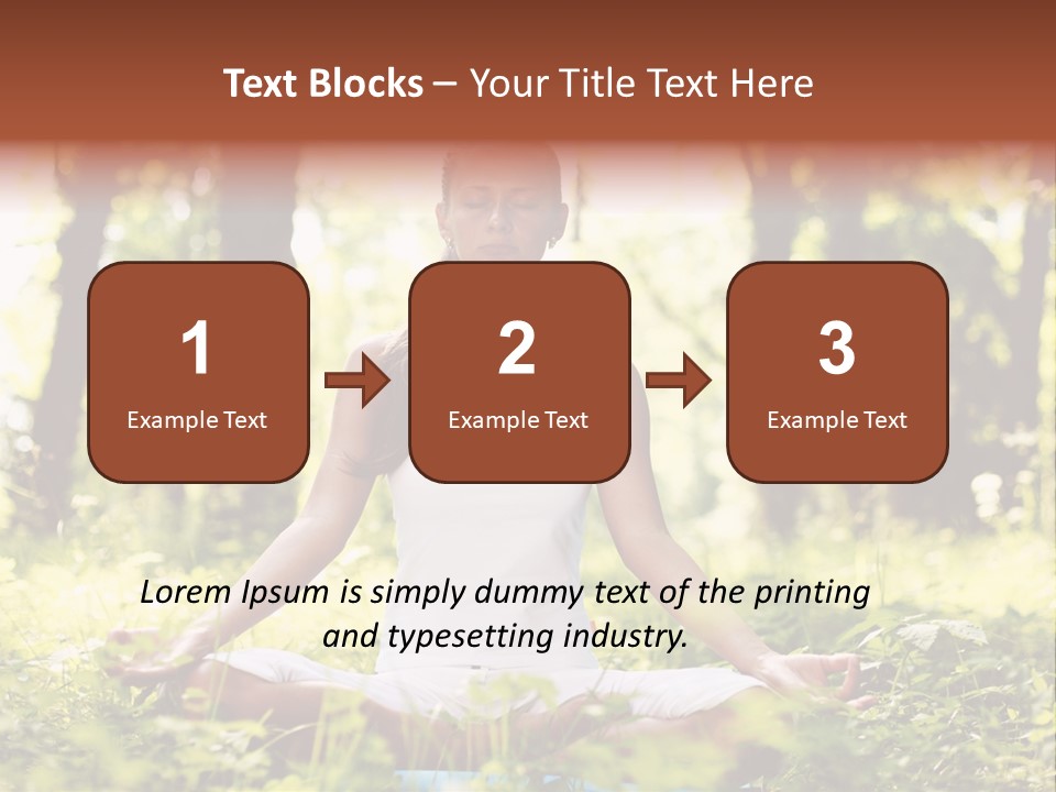 Lifestyle Morning Outdoors PowerPoint Template