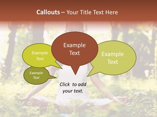 Lifestyle Morning Outdoors PowerPoint Template