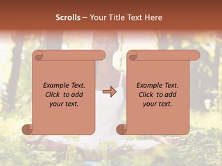 Lifestyle Morning Outdoors PowerPoint Template