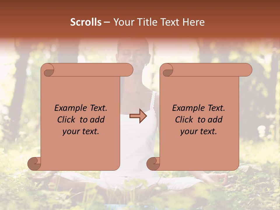 Lifestyle Morning Outdoors PowerPoint Template