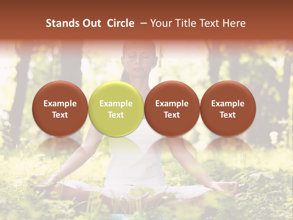 Lifestyle Morning Outdoors PowerPoint Template