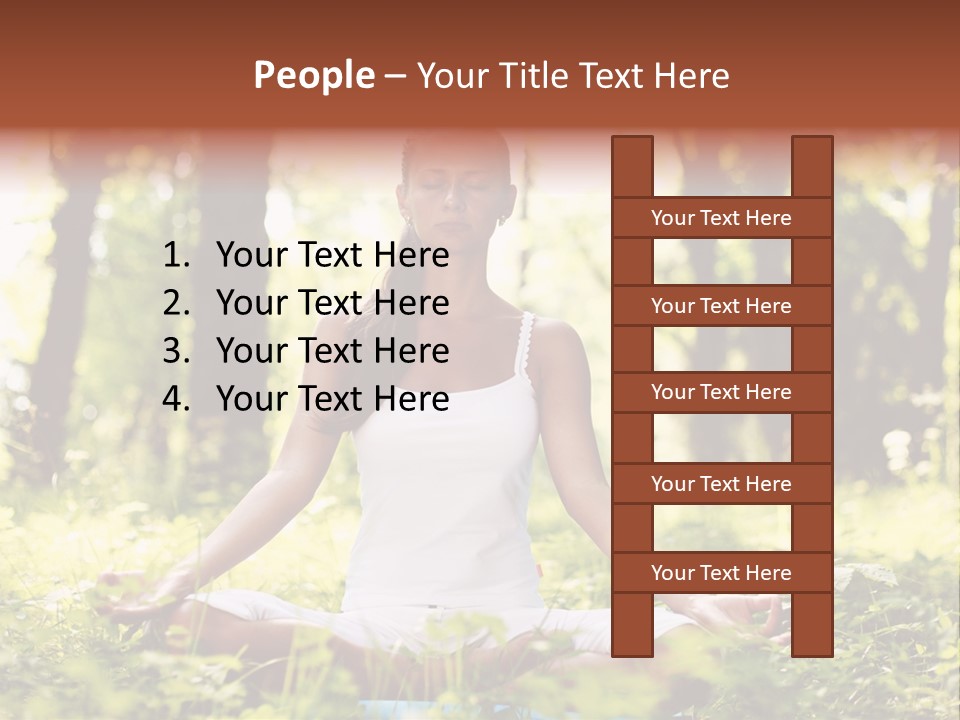 Lifestyle Morning Outdoors PowerPoint Template