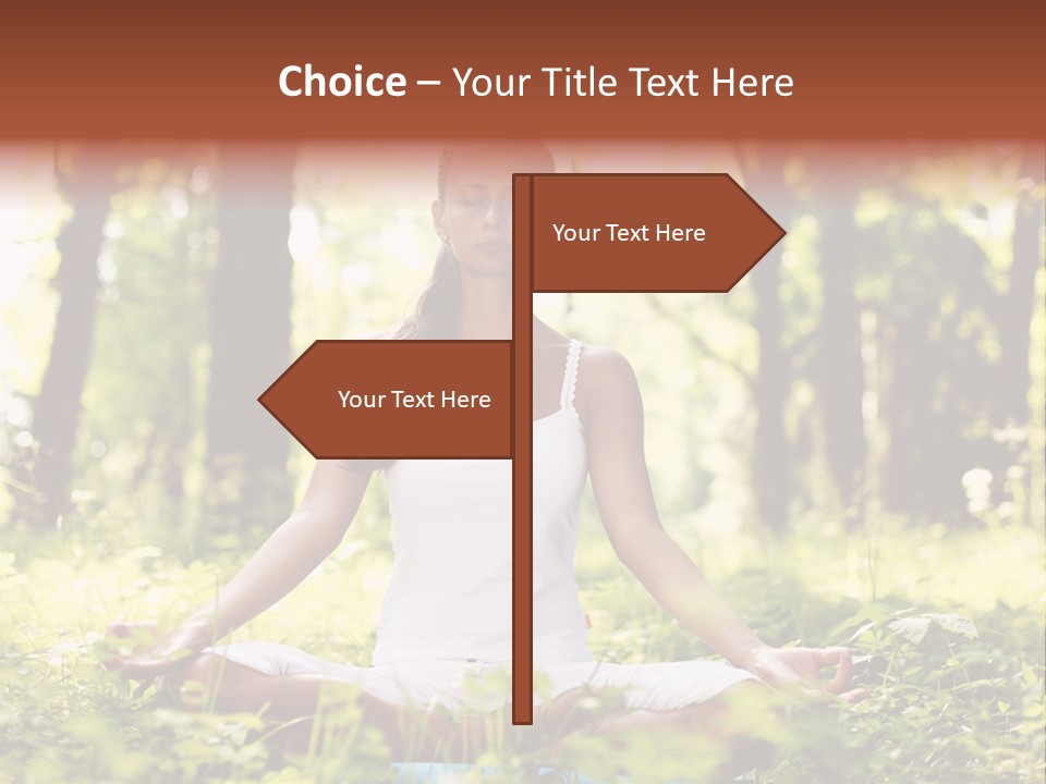 Lifestyle Morning Outdoors PowerPoint Template