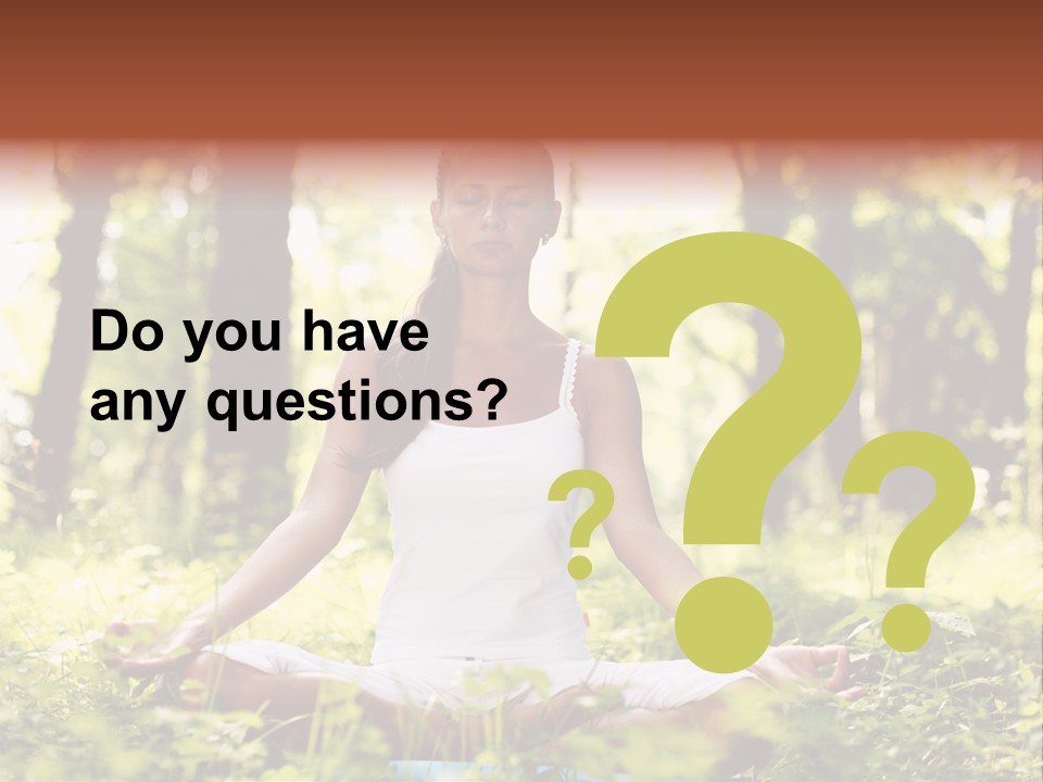 Lifestyle Morning Outdoors PowerPoint Template