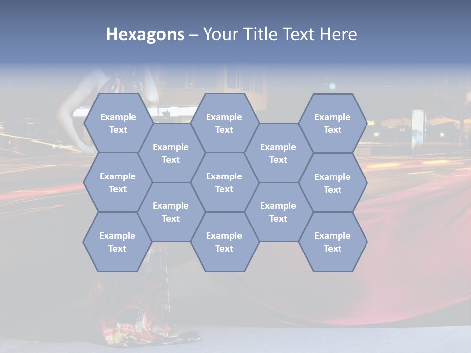 Night Single Beauty PowerPoint Template