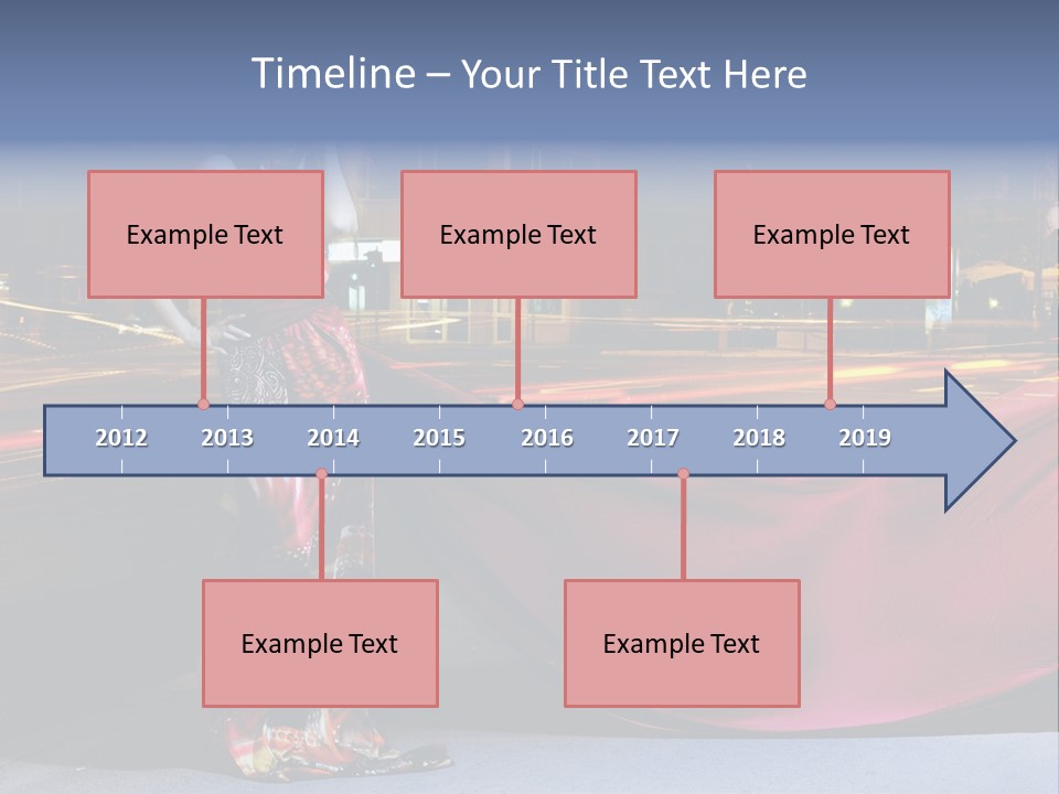 Night Single Beauty PowerPoint Template